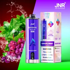JNR Shısha Hookah Grape Mint 22000 Puff Disposable Vape