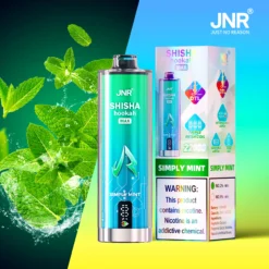 JNR Shısha Hookah Sımply Mınt 22000 Puff Disposable Vape